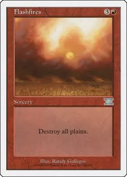 Flashfires 6th Edition Moderate Play MTG Magic DNA GAMES - Image 1