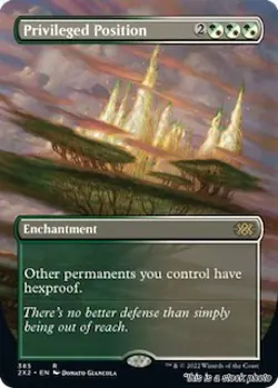 MTG Privileged Position (Borderless) 385 Double Masters 2022 NM Magic - Image 1