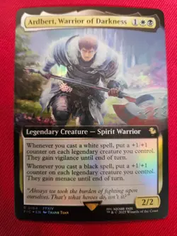Ardbert, Warrior of Darkness (Extended Art) Commander: Final Fantasy Foil - Image 1
