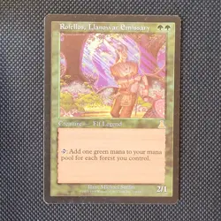 MTG Rofellos, Llanowar Emissary Urza's Destiny Rare 118 1999 Wizards English - Image 1