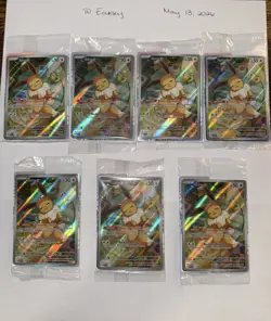 Pokemon Eevee 173/SVP Promo SEALED Lot of 7 Scarlet & Violet Holo - Image 1