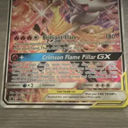 Charizard & Braixen GX TAG TEAM Promo SM230 Holo Pokemon Card Jumbo - Image 3