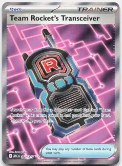 TEAM ROCKET'S TRANSCEIVER 263/217 ULTRA RARE ASCENDED HEROES POKEMON NM/M - Image 1