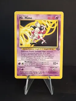 Pokemon TCG Mr. Mime Base Jungle Set 22/64 Unlimited Rare - Image 1