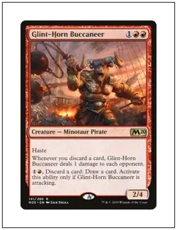 1x Glint-Horn Buccaneer, Magic the Gathering MTG NM - Image 1