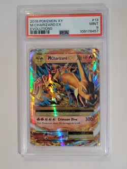 M Charizard EX #13/108 PSA 9 MINT 2016 Pokemon XY Evolutions - Image 1