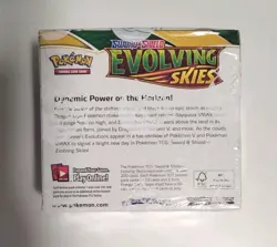 Pokemon TCG Evolving Skies Booster Box (Opened Booster Box But Packs Unsearched) - Image 2