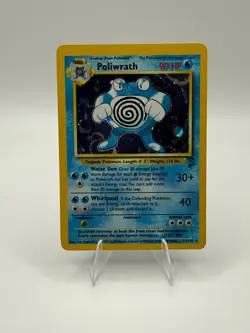 1999 Pokemon Poliwrath 15/130 Base Set 2 Holo Rare WOTC Vintage LP - Image 1