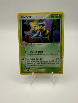 2004 Pokemon Beedrill 1/112 EX FireRed & LeafGreen Holo Rare WOTC Vintage MP - Image 1
