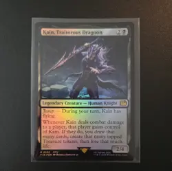 Kain, Traitorous Dragoon Foil - FIN 0105 NM - MTG Magic - Image 1