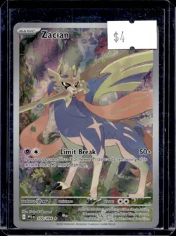 2025 Pokemon Phantasmal Flames Zacian Illustration Rare #100/094 - Image 1