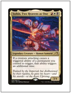 1x Isshin, Two Heavens as One, Magic the Gathering MTG NM - Image 1