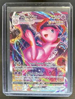 2021 Pokemon SWSH Fusion Strike Mew VMAX #269/264 - Image 1