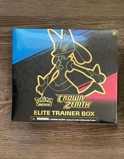 Pokemon TCG Crown Zenith Elite Trainer Box ETB NEW W/Sleeve Protector - Image 1