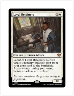 1x Loyal Retainers, Magic the Gathering MTG NM - Image 1