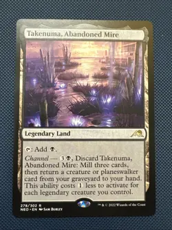 MTG Takenuma, Abandoned Mire - Kamigawa: Neon Dynasty (NEO) NM - Image 1