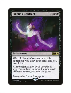 1x Liliana's Contract, Magic the Gathering MTG NM - Image 1