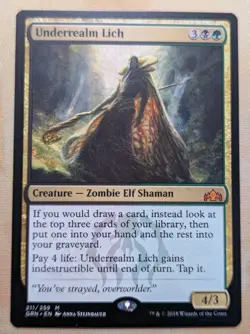Underrealm Lich | MTG Guilds of Ravnica #211 Magic The Gathering Card Game TCG - Image 1