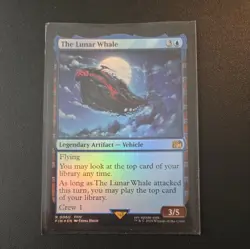 The Lunar Whale Foil - FIN 0060 NM - MTG Magic - Image 1