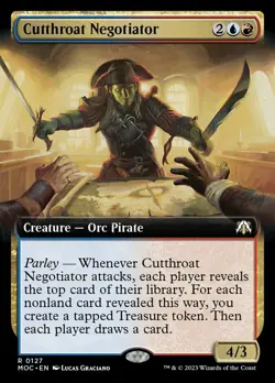 MTG Cutthroat Negotiator (127/542) March of the Machine Commander LP - Image 1