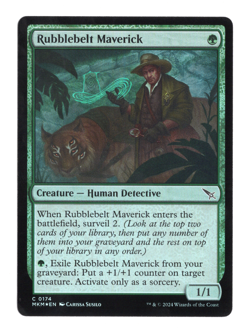 MTG-Rubblebelt Maverick-Murders at Karlov Manor-174-Near Mint-Foil - Image 1