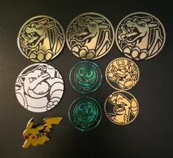 Pokemon TCG: Coin And Pin Lot - Image 1