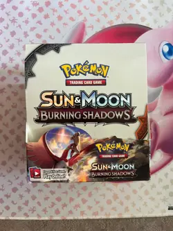 Burning Shadows - Pokemon Sun & Moon TCG - EMPTY Display Booster Box - Image 1