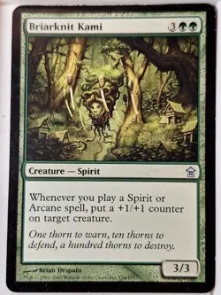 Briarknit Kami - Saviors of Kamigawa - Magic the Gathering MTG Nice! - Image 1