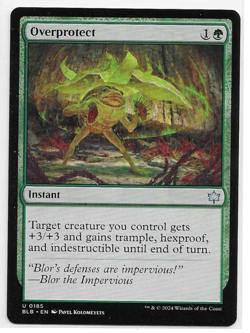 Overprotect - Bloomburrow - Magic the Gathering - MTG - Rare - Image 1
