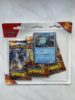 Pokemon TCG: Surging Sparks 3 Pack Blister - Quagsire - Image 1