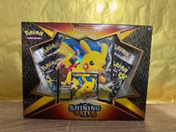 Pokemon TCG Shining Fates Pikachu V Collection Box - Factory Sealed 820650828690 - Image 1