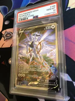 Pokemon TCG Arceus V 166/172 PSA 10! Brilliant Stars ALTERNATE ART - Image 3
