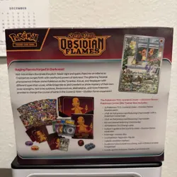 Pokemon Center Scarlet & Violet Obsidian Flames Elite Trainer Box (SEALED) - Image 4