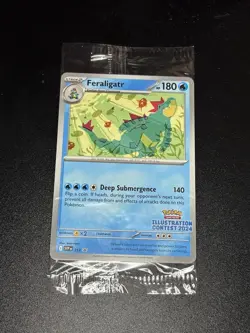 Pokemon TCG Illustration Contest 2024 Promo SVP213/214/215 Feraligatr Pikachu - Image 2