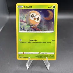 Pokemon TCG- Rowlet - SWSH220 - Sword & Shield Promo - Holo - NM - Image 1