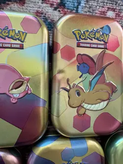 EMPTY Pokemon 151 Mini Tin Set of 7 w/ Energy Coins & Art Cards - NO PACKS - Image 2