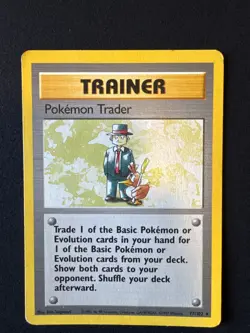 POKEMON TRADER 77/102 MP RARE BADE SET UNLIMITED POKEMON 1999 - Image 1