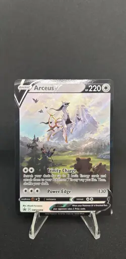 [#3] Pokemon Arceus V SWSH204 Sword & Shield Black Star Promo - Image 1