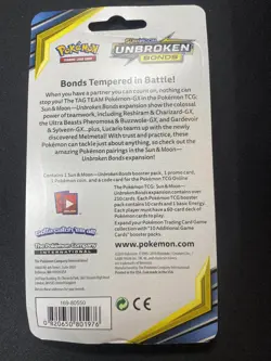 Pokemon Unbroken Bonds Pikachu Blister Booster Pack English Sun & Moon Sealed - Image 2