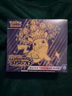 Pokemon TCG Scarlet & Violet Surging Sparks Elite Trainer Box ETB Factory Sealed - Image 1