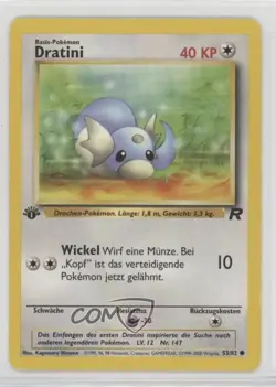 Dratini German 1st Ed. Pokemon Team Rocket #53 2000 - Image 1
