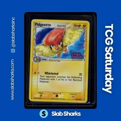 2006 POKEMON EX HOLON PHANTOMS #49/110 PIDGEOTTO DELTA SP. REVERSE HOLO STAMPED - Image 1