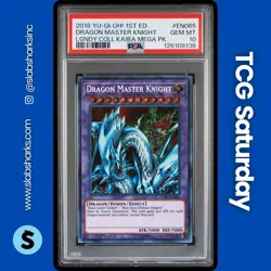 2018 YU-GI-OH! 1ST ED LEG. COL. KAIBA MEGA PK #EN065 DRAGON MASTER KNIGHT PSA 10 - Image 1