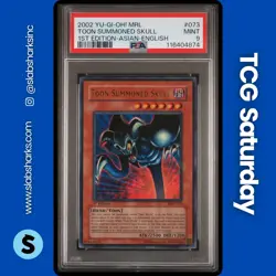 2002 YU-GI-OH! MAGIC RULER ASIAN/ENGLISH 1ST ED. #073 TOON SUMMONED SKULL PSA 9 - Image 1