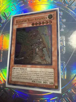 YuGiOh Gladiator Beast Alexander - GLAS-EN017 - 1st Ed - Ultimate Rare - LP - Image 4