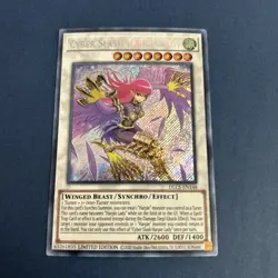 Yugioh - Cyber Slash Harpie Lady DLCS-EN148 Limited Edition SECRET NM X1 - Image 1