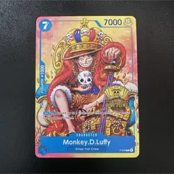 Monkey.D.Luffy P-043 2nd Anniversary Stamped Promo One Piece TCG - English - Image 1