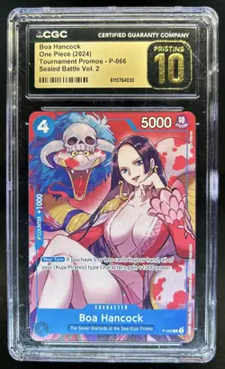 2024 One Piece Battle Tournament Promo Boa Hancock #066 BGS 10 PRISTINE - Image 1