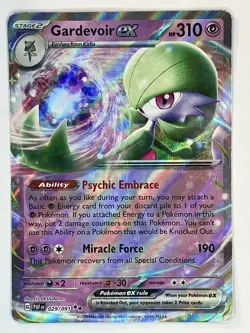 Gardevoir ex 029/091 Paldean Fates Pokemon TCG Double Rare Holo NM - Image 1