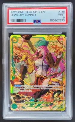 2025 One Piece Legacy of the Master Jewelry Bonney Secret Rare PSA 9 BK3 - Image 1